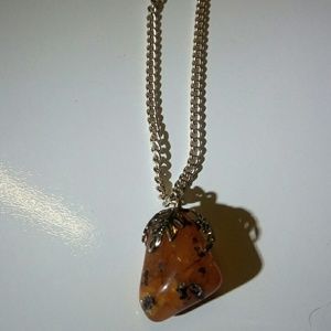 German Necklace W/ stone pendant
